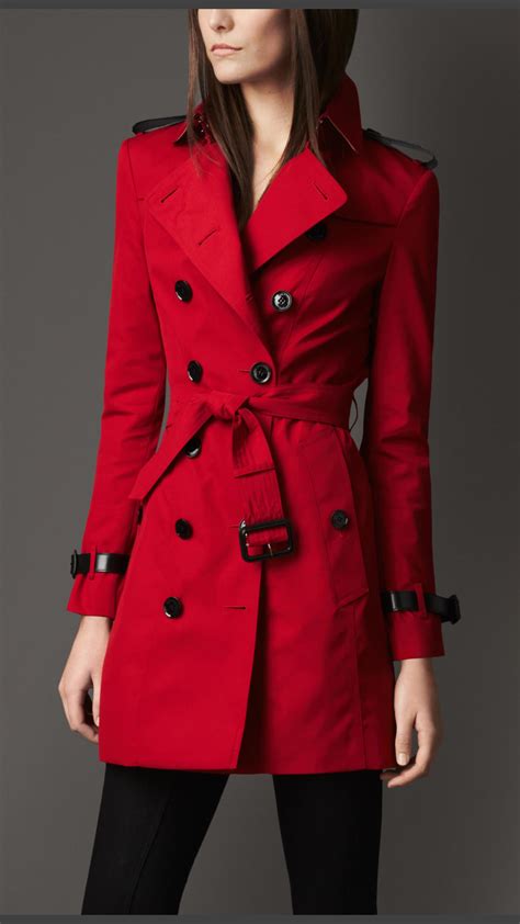 blue collar red lipstick burberry coat|burberry coats for women.